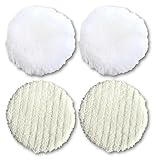 この セット で 仕上 げ までOK ウール バフ 羊毛 バフ 磨き セット 80 mm 4個セット （各２個） マジック 式 AM-582