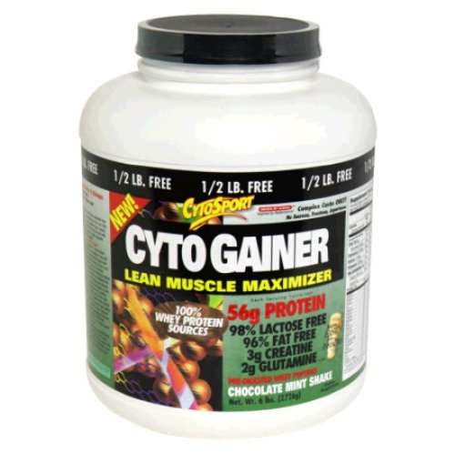 CytoSport CytoGainer Lean Muscle Maximizer Protein Drink Mix, Chocolate Mint Shake,... by Cytosport