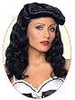 Cigar Girl Black Wig
