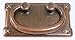 Top Knobs-Tuscany Collection M236 Mission Plate Handle in Old English Copper