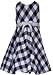 New Black White Buffalo Checked Sun Dress ~ Pageant Boutique 7 to 16 Girls