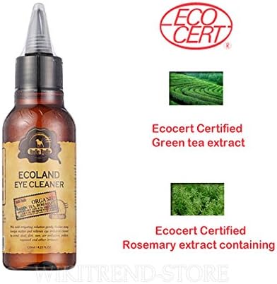 ECOLAND Dog Cat Pet EYE CLEANER 4 oz Solution Liquid