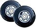 Kick Push 2 Replacement Wheels Abec7 Bearings Scooter, Black, 100mm