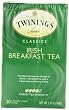 Twinings Irish Breakfast Tea, Tea Bags, 20-Count Boxes (Pack of 6)