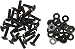 Middle Atlantic Rackmounting Screws, 25-Pack