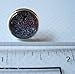 Summerfield Collection Silver-tone Glitter Glass Galaxy 12mm Stud Earrings Blue Purple Teal