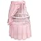 Badger Basket RoundDoll Crib-Pink Gingham Bedding