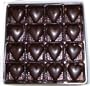 Dark Chocolate Marzipan Hearts - 16 pcs