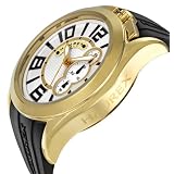 Haurex Italy Mens Goldtone Blaze Chronograph Watch