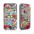 Doodles Color Design Protective Skin Decal Sticker for Apple iPhone 4 / 4S 16GB 32GB 64GB