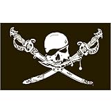 Pirate - Bethren Of The Coast - Flag 3ft x 5ft Printed Polyester