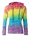 Joe's USA Koloa Surf Co. Womens V-Neck Burnout Hoodies in Sizes S-2XL