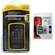 Otterbox Defender Case in Black and Kingston 4GB MicroSDHC Class 4 Memory Card with SD Adapter for Blackberry Storm 9530 and Thunder 9500