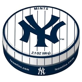 Team Mints, New York Yankees, 2.1-Ounce Tins (Pack of 10)