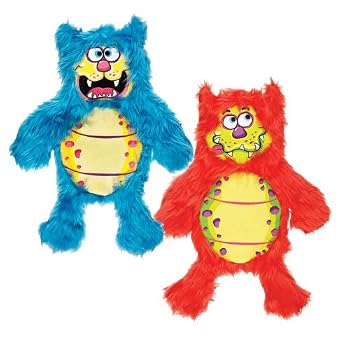 Fat Cat Heebie Jeebies Dog Toys Red