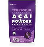 Terrasoul Superfoods Acai Berry Powder (Freeze-dried, Organic), 4-ounce