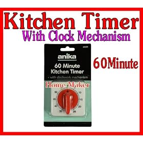 WIND UP KITCHEN 60 MINUTE TIMER
