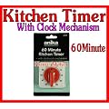 WIND UP KITCHEN 60 MINUTE TIMER