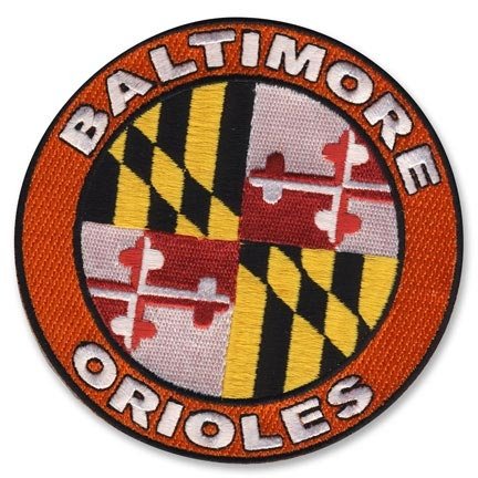 Baltimore Orioles Team Home Jersey MLB Baseball Sleeve Patch