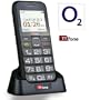 TTfone Saturn - O2 Pay as you go - Pre Pay - PAYG - Colour Bluetooth Senior Mobile Phone - Easy to use Basic Simple Big Button Phone with Camera - Black