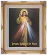 The Divine Mercy in English or Spanish Framed Art, 16" x 20" - MADE IN ITALY