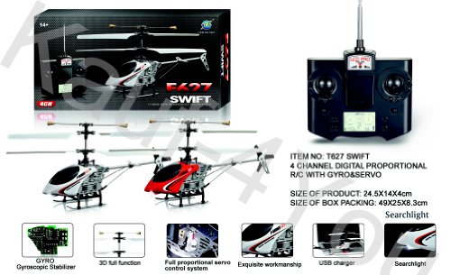 Produkt-Bild: F-627 4 Kanal Hubschrauber F627/ F27 Helicopter Mod. Rot +1Ersatzakku