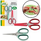 Baby Food Scissors with Covers - Set of 2 Shears to Make Every Bite Baby Sized