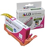 LD © Remanufactured Replacement Ink Cartridge for Hewlett Packard CB324WN High-Yield Magenta - Shows Accurate Ink Levels