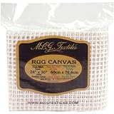 M C G Textiles (MCGTD) Rug Canvas Mesh, 24 by 30 by 3.75-Inch, White