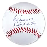Ted Simmons Autographed Baseball with 8X All Star Inscription