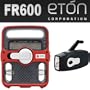 Et�n FR600R Solarlink Self-Powered Digital AM/FM Shortwave NOAA Weather Radio and Eton Dynamo Emergency Hand Crank 3 LED Flashlight With Compass