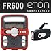 Etón FR600R Solarlink Self-Powered Digital AM/FM Shortwave NOAA Weather Radio and Eton Dynamo Emergency Hand Crank 3 LED Flashlight With Compass