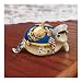 Charming Officer USMC Heirloom Porcelain Turtle Music Box