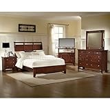 Natural Lifestyles Low Profile Bedroom Set (Cherry) (King) by Vaughan-Basse ....