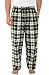 Del Rossa Men's 100% Cotton Flannel Pajama Pants - Sleep Bottoms