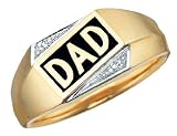 Men's Diamond Ring in Yellow Gold