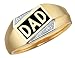 Men's Diamond Ring in Yellow Gold
