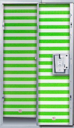 LockerLookz Locker Wallpaper - Green Stripe - 24 pieces by Darice