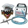 NAIL ART PAINT STENCIL AIRBRUSH "Salon Air" Compressor