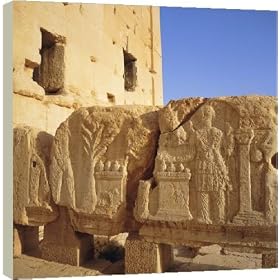 Roman Temple of Bel (Baal) - 40 Inch Canvas Print (101 cm) by Robert Harding