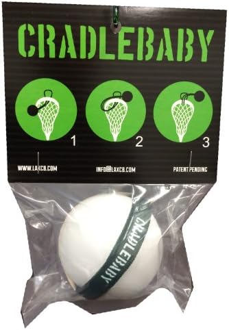 CradleBaby Rubber Lacrosse Ball for Training Indoor, Outdoor, Shooting, Catching