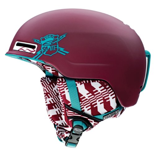 Smith Optics Unisex Adult Maze Snow Sports Helmet (Bergundy RFC, X-Large)
