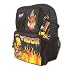 The Simpsons - Born To Rock Backpack - Triple Front Pocket Back Pack With Bonus Wallet