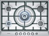Bosch - PCQ715M90E - Plaque de Cuisson Gaz - Int&eacute;grable - 70,2 cm - Inox
