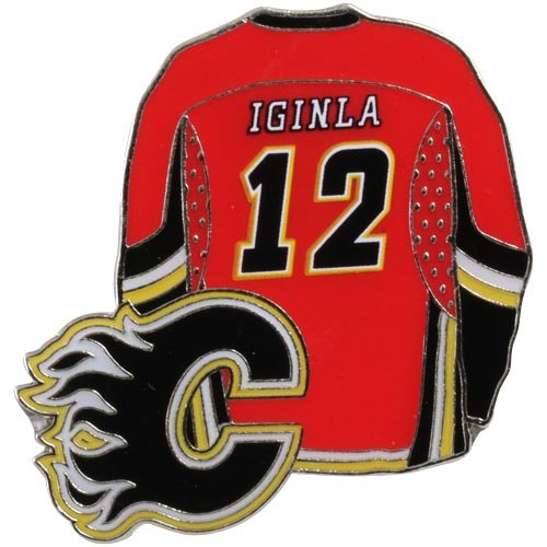 Jarome Iginla Calgary Flames #12 Jersey Player Pin