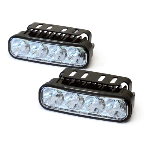 devil eyes 610758 LED Tagfahrlicht eckig ECE R87 2 X 4 LEDs Preisvergleich