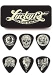Dunlop L13CT.73 Lucky 13 Pick Tin, Assorted, .73mm, 6 Picks/Tin