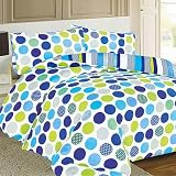Solar Circles Duvet Cover Set, Blue, Double