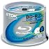 TDK 録画用ブルーレイディスク BD-R 25GB 1-4倍速 ホワイトワイドプリンタブル 50枚スピンドル BRV25PWB50PK