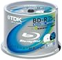 TDK �^��p�u���[���C�f�B�X�N BD-R 25GB 1-4�{�� �z���C�g���C�h�v�����^�u�� 50���X�s���h�� BRV25PWB50PK